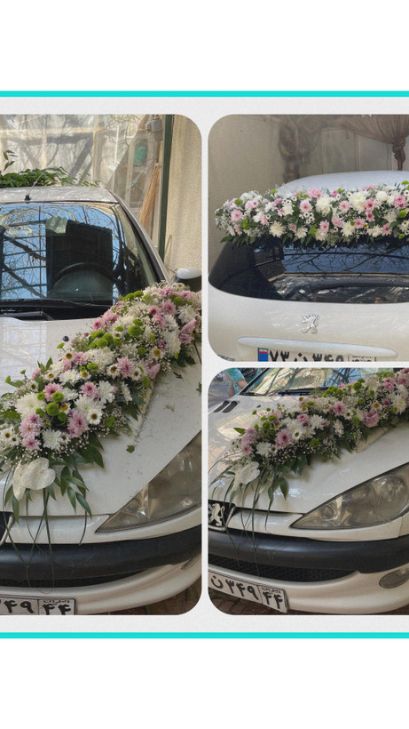 ماشین عروس سفید