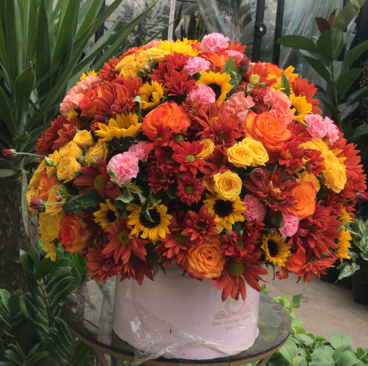 باکس گل پاییزی