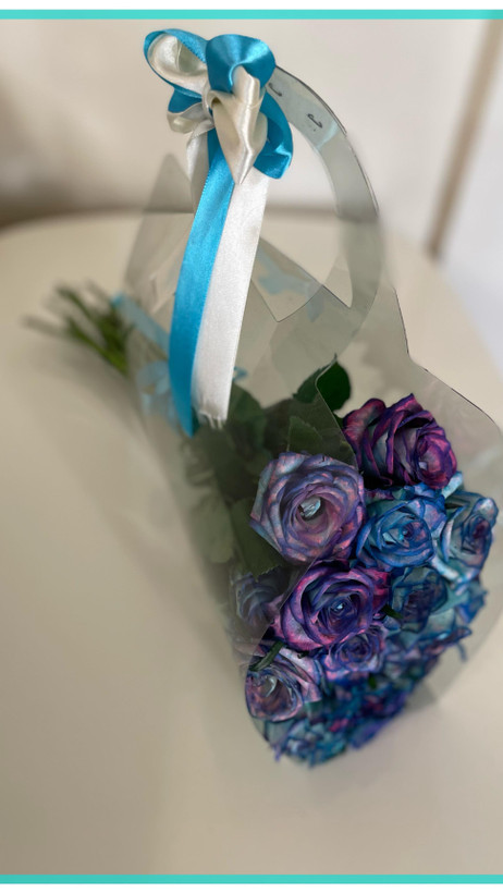 فلاور بگ رز آبی