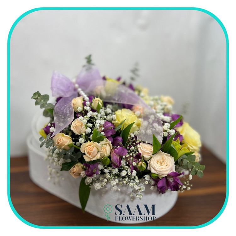 باکس گل گهواره ای برای نوزاد