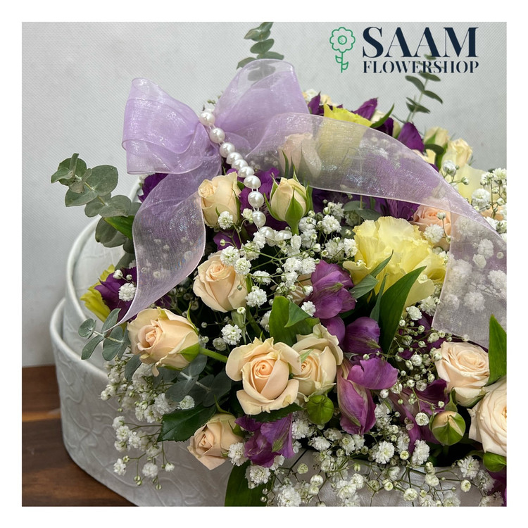 باکس گل گهواره ای برای نوزاد