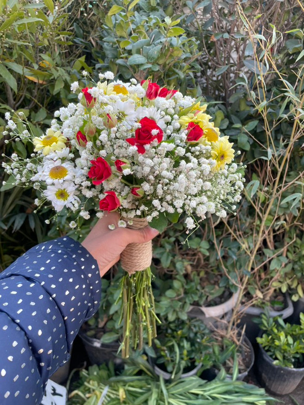 دسته گل فرمالیه بهاری