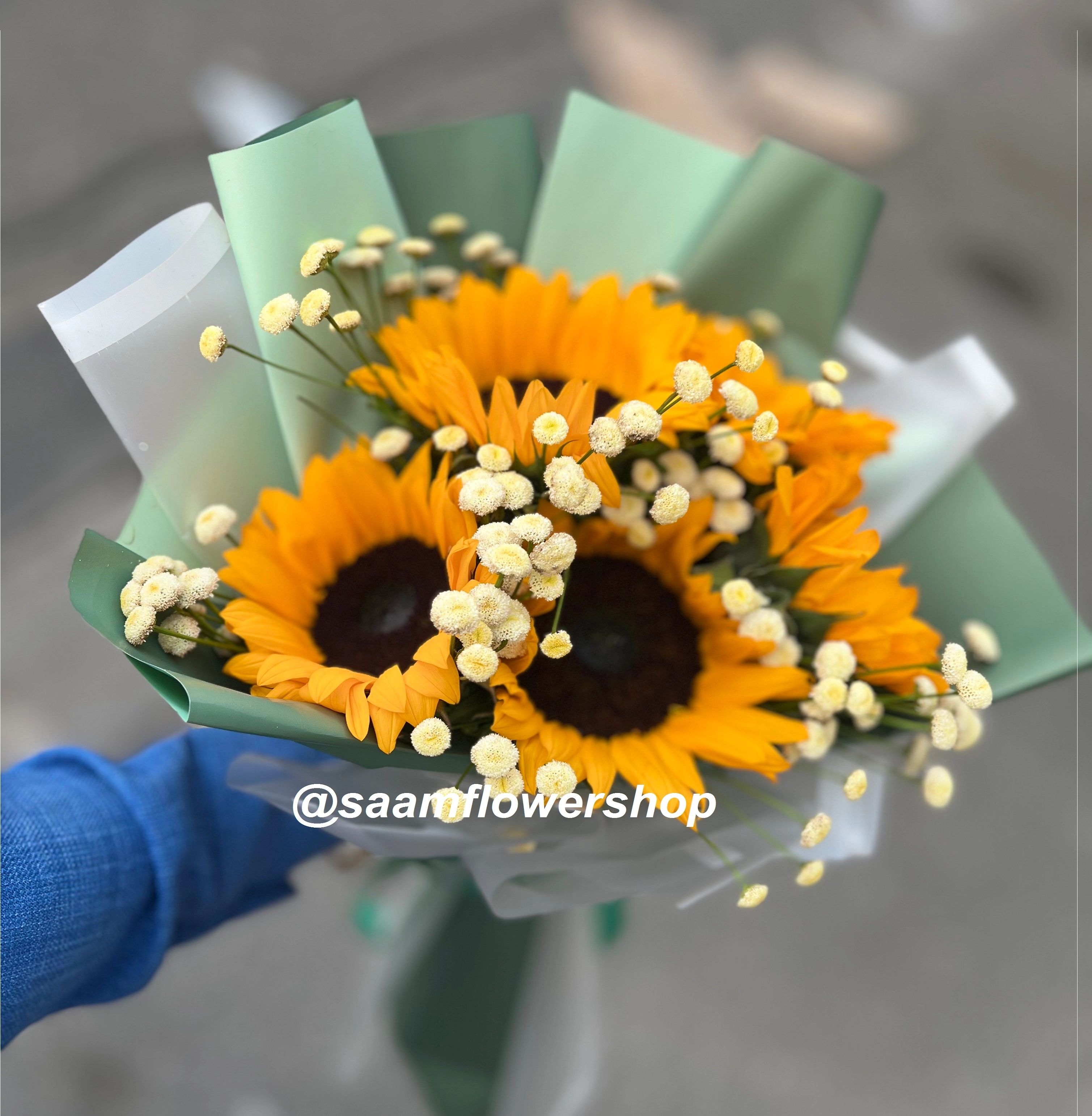دسته گل آفتابگردان پینترسی