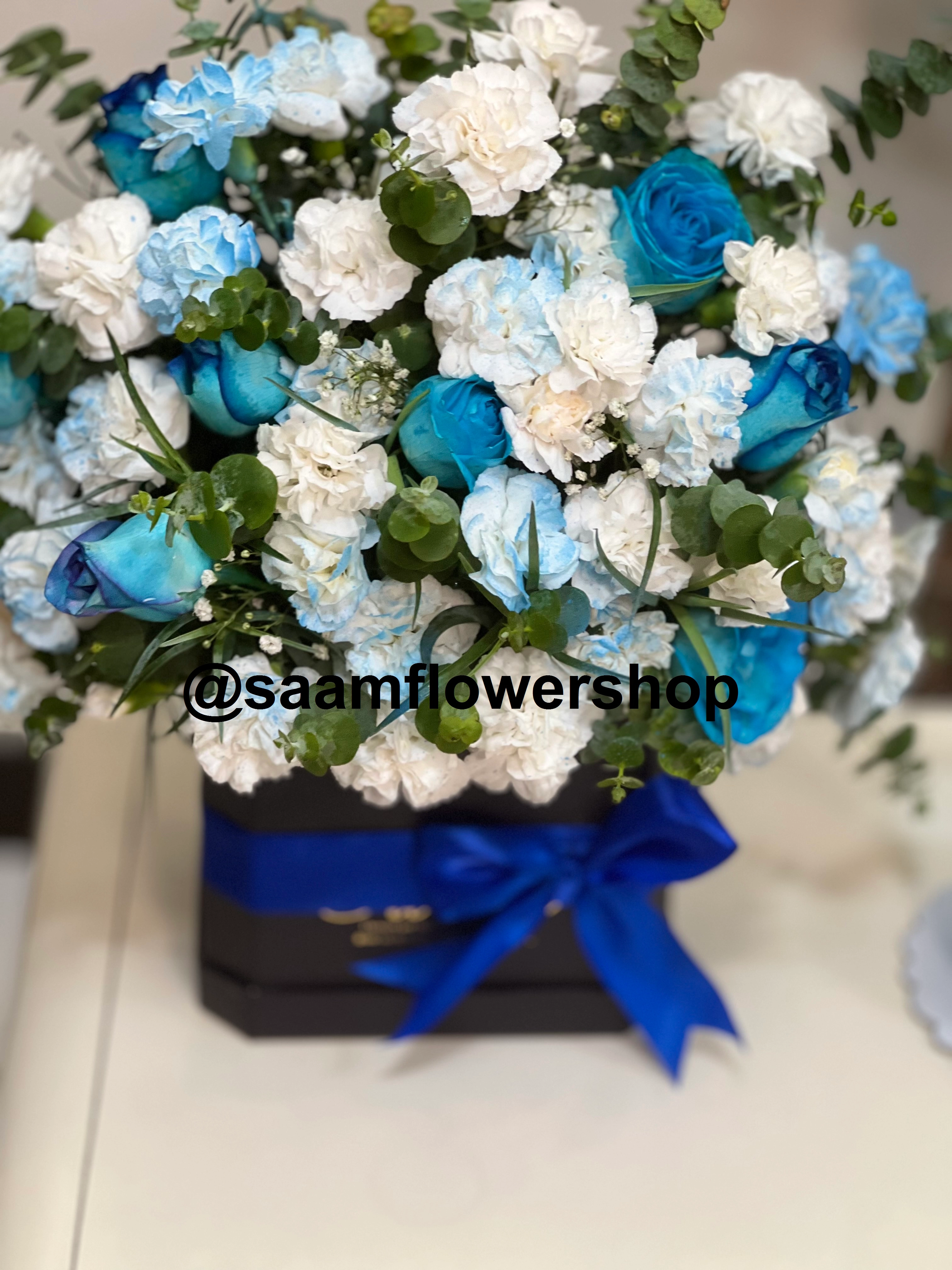 سفارش باکس گل و کیک برای تولد آقا