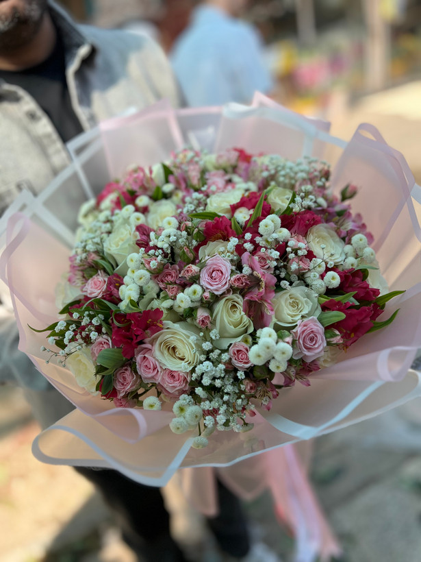 دسته گل بهاری