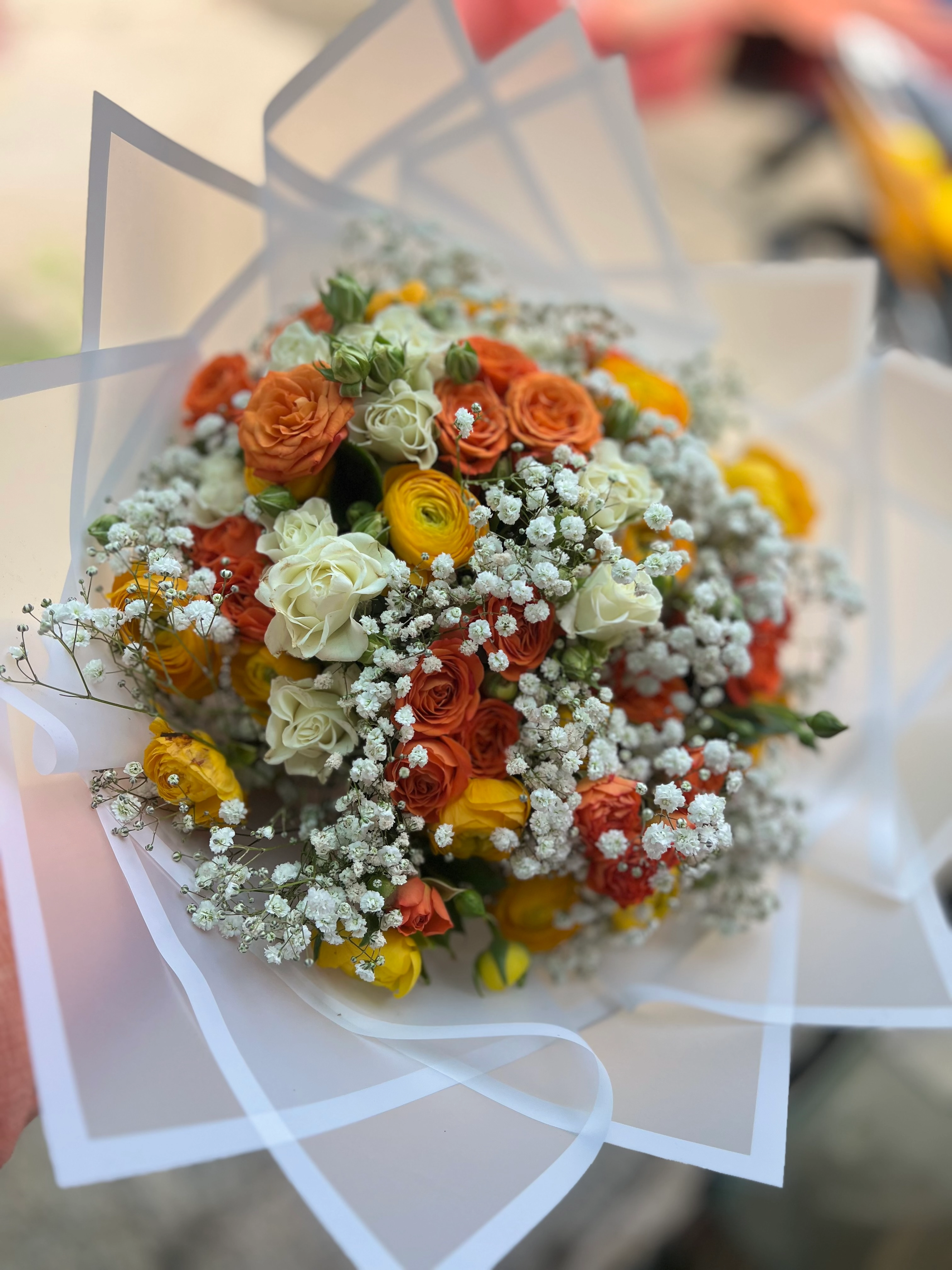 دسته گل ترکیبی بهاری