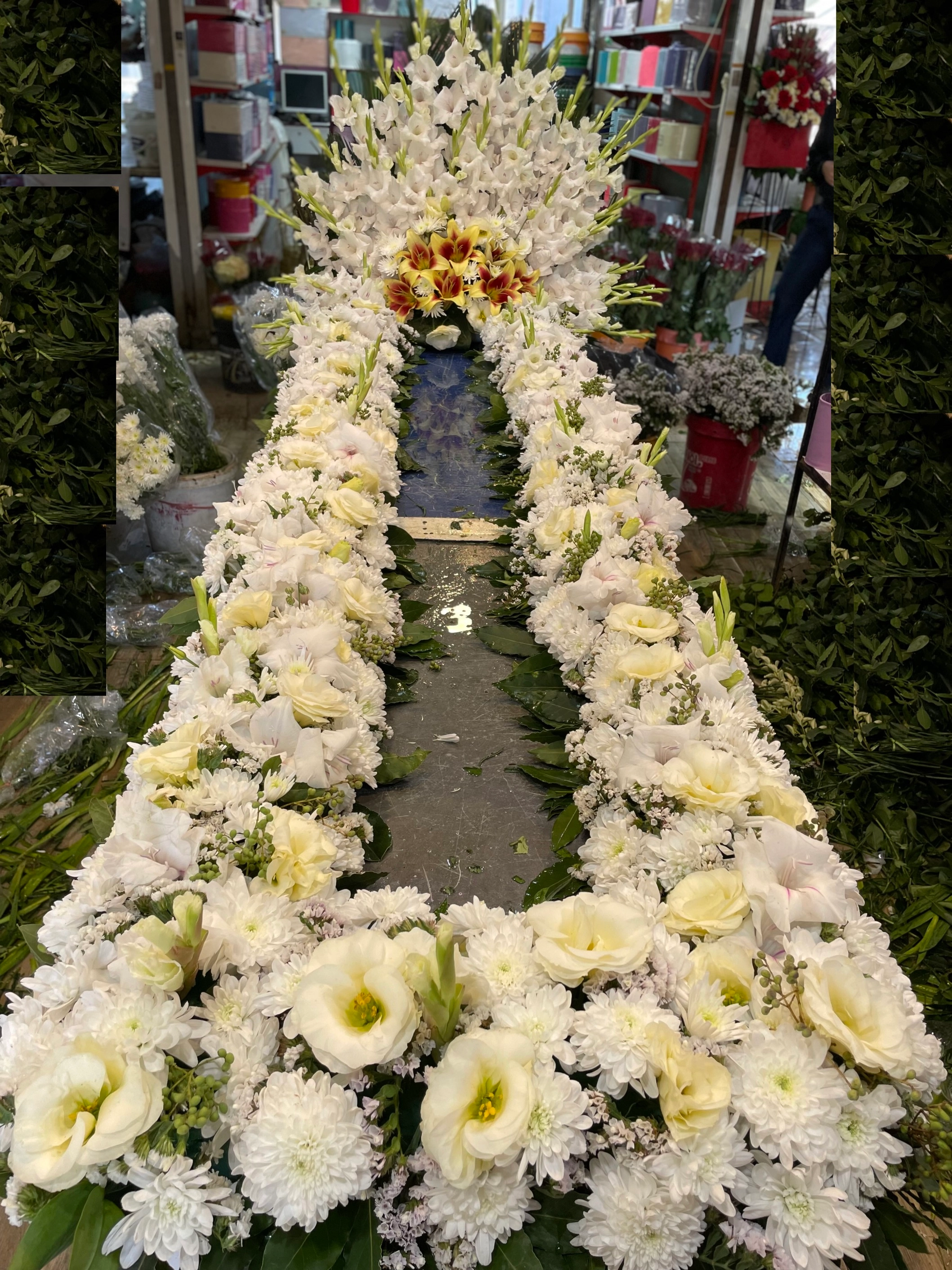 گل برای دور قبر