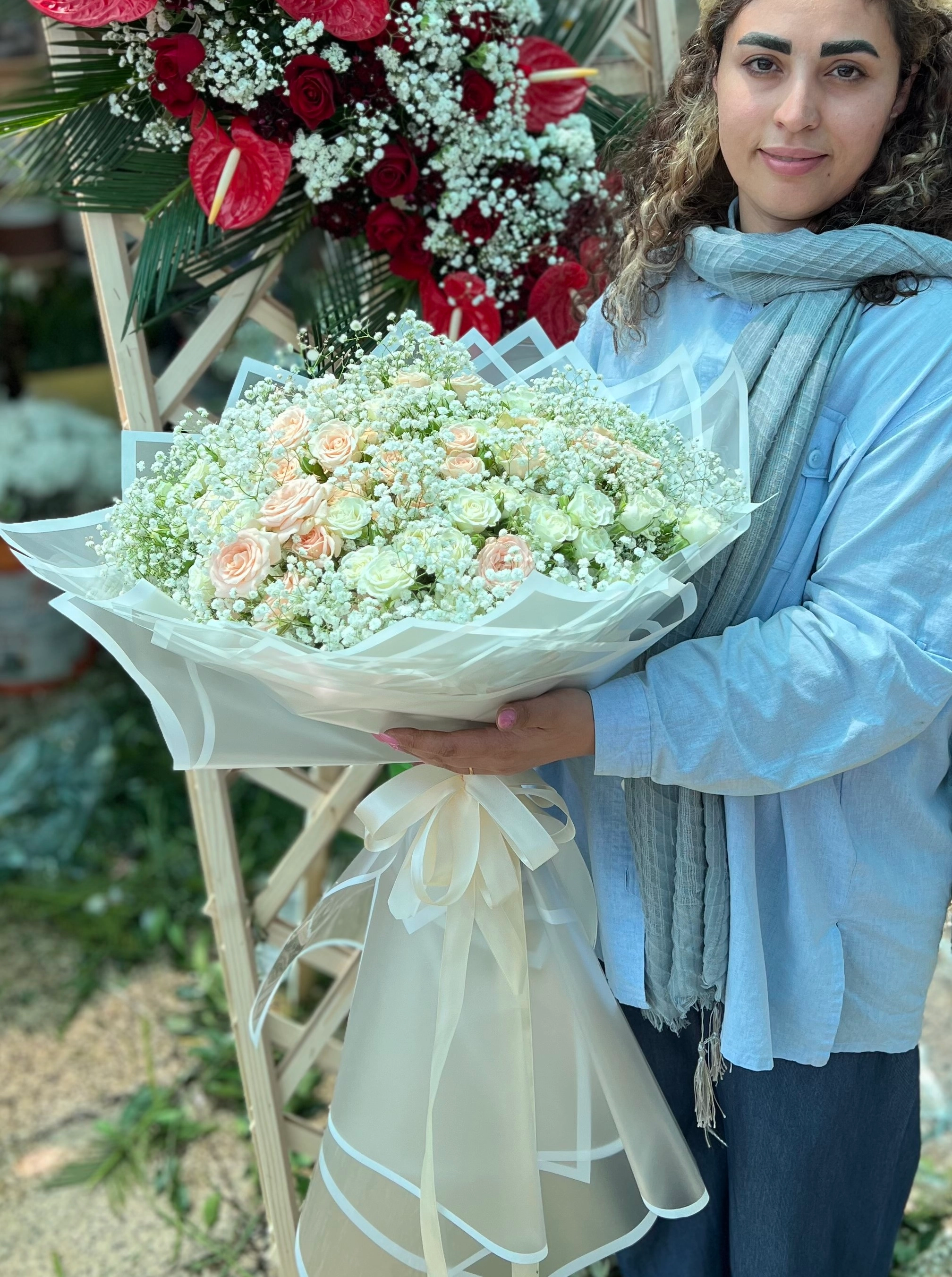 دسته گل ملیح برای مراسم عقد محضر